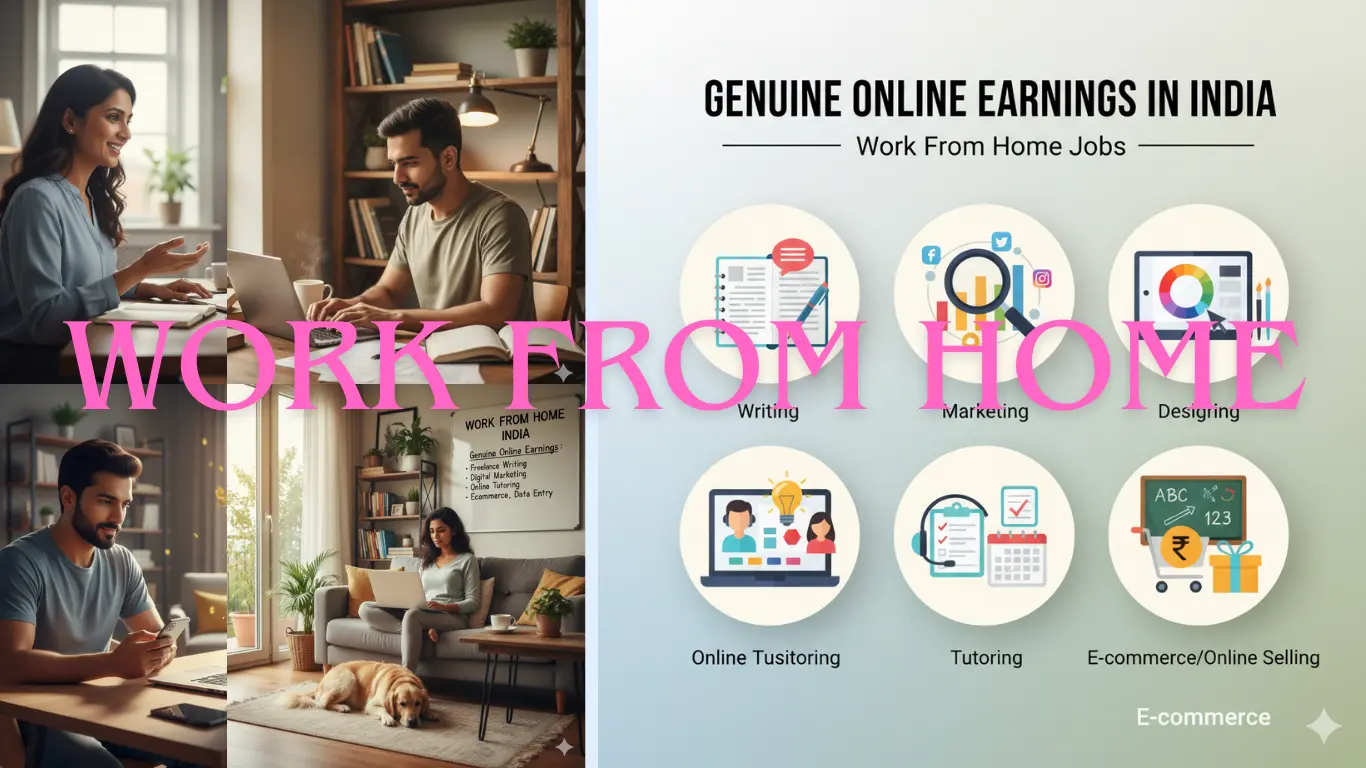 Work From Home Jobs in India: Genuine Ways to Earn Money Online 🏠
