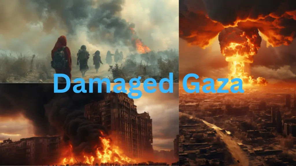 Damaged Gaza