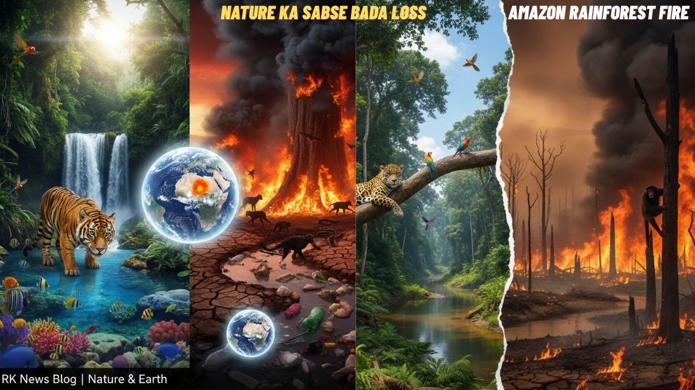 Amazon Rainforest Fire - Nature Ka Sabse Bada Loss