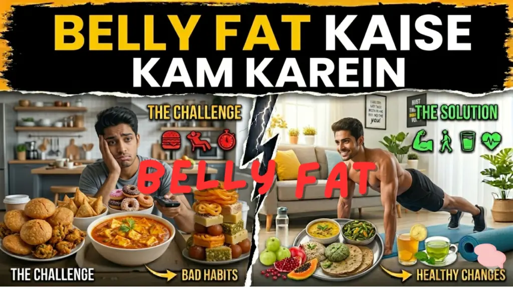 How To Lose Belly Fat - Belly Fat Kaise Kum Karein