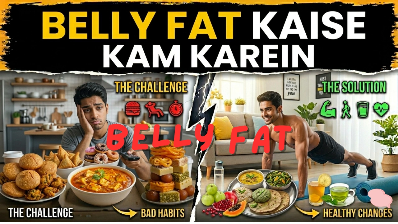 How To Lose Belly Fat - Belly Fat Kaise Kum Karein
