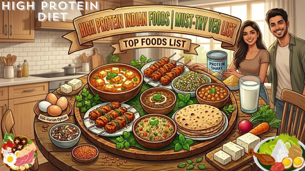 High Protien Indian Food